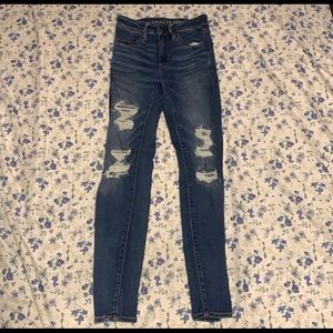 American Eagle Outfitters Rare Ripped Jeans